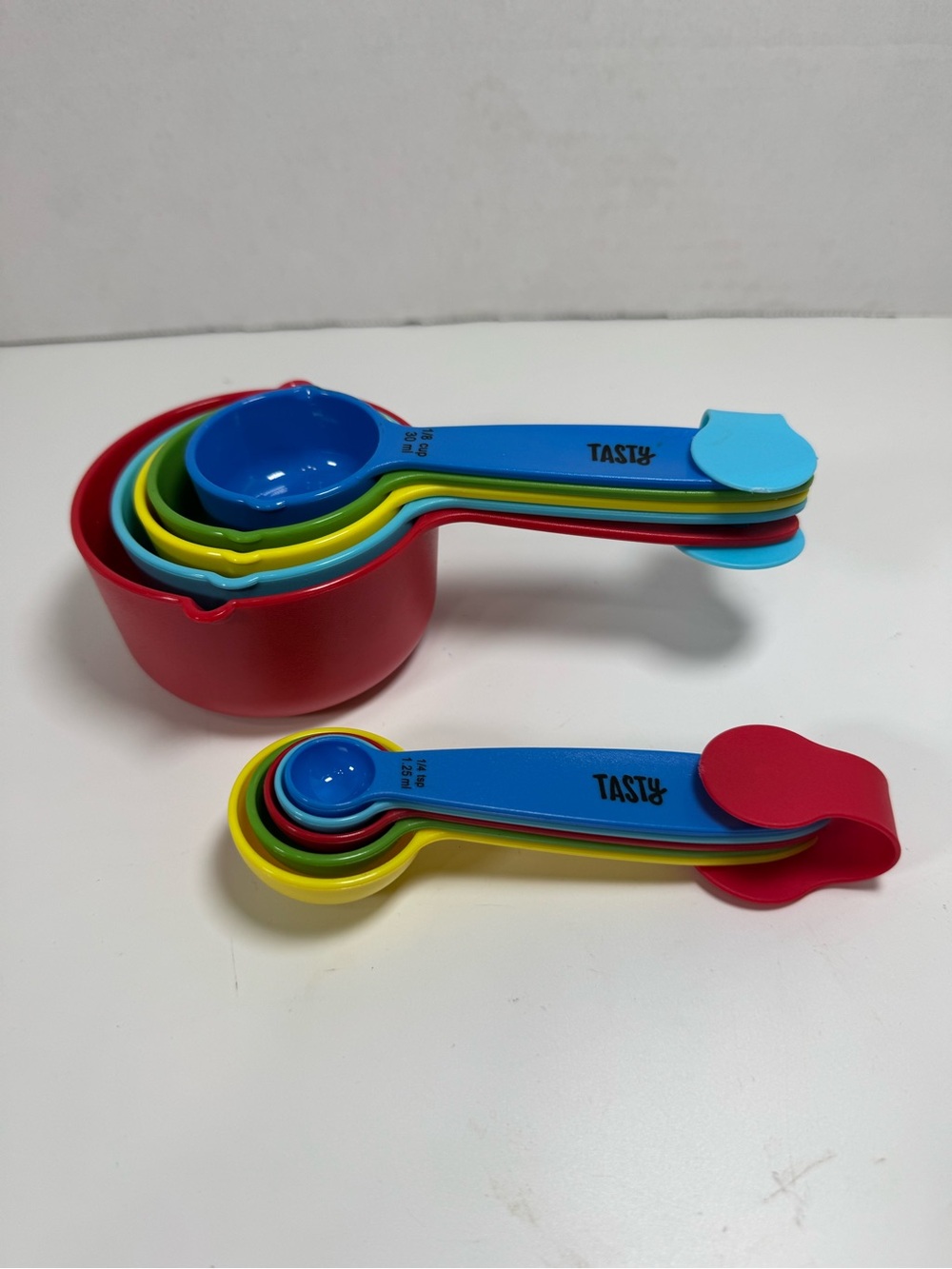 Tasty Brand Multicolor Measuring Cup and Spoon Set